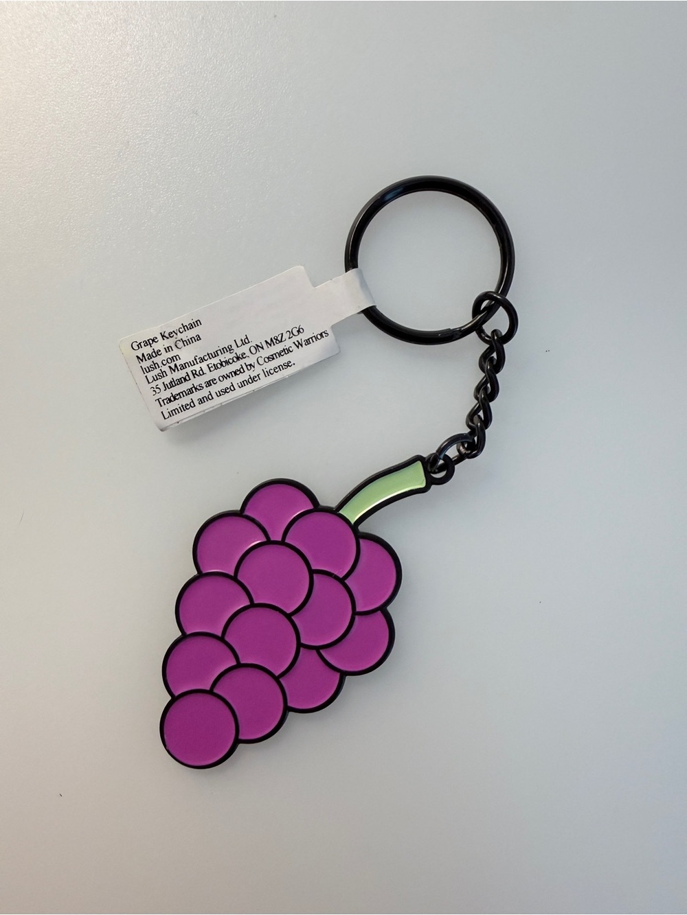 Lush Kitchen Exclusive Purple Grape Key Keychain
